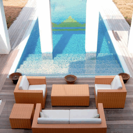 Pepelma para Piscina Celeste Tricolor
